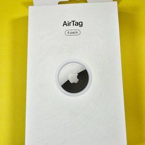 Apple Air Tags - 4 Pack!!! **NIB** + Keychain holders